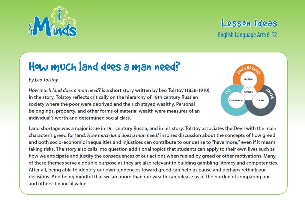 how much land does a man need pdf