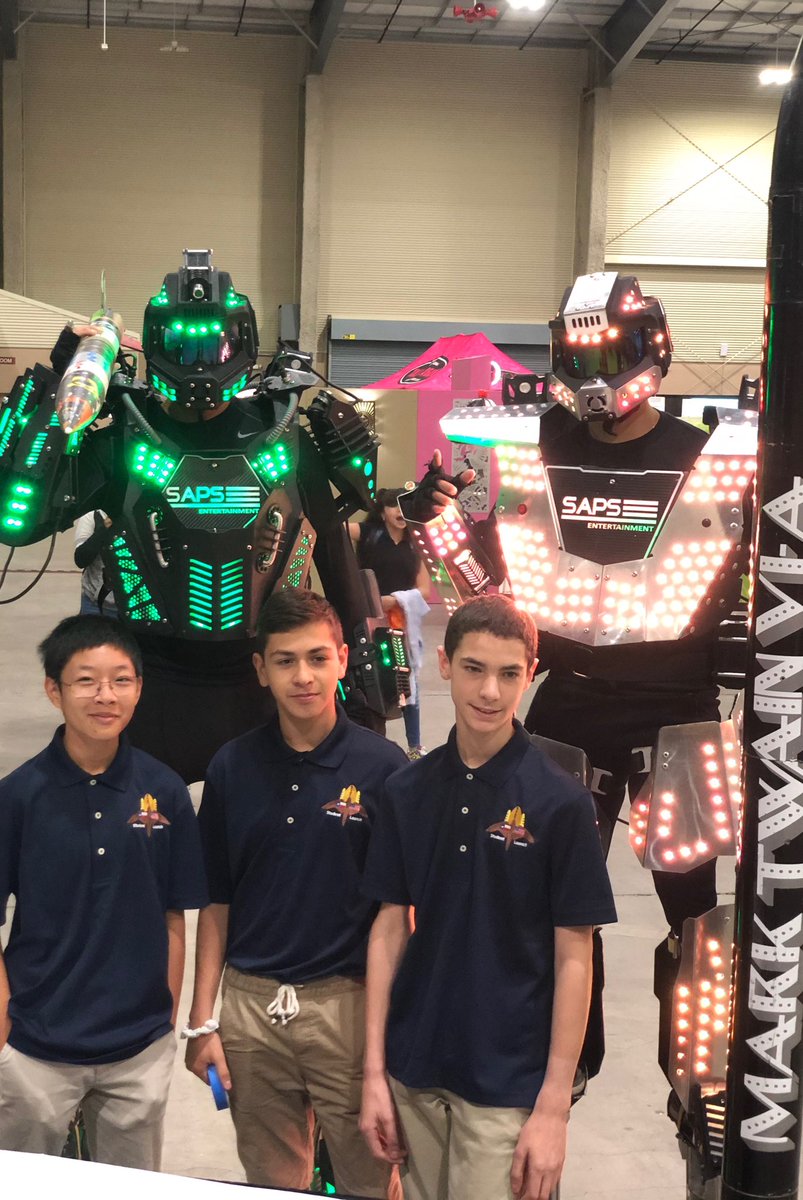 drWatsATM18's tweet photo. Krueger School of Applied Technologies (KSAT) Student Launch Students presented at the CORE4 STEM program today at Freeman Coliseum today and they will present again tomorrow- so proud of the work these kids do @PRINCIPALRUBIO @NEISDCTE #RootEdKSAT https://t.co/54KwnuQVXG