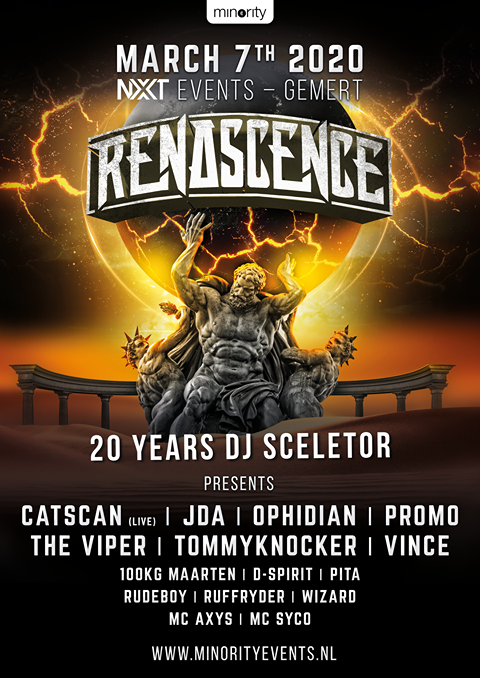 djtheviper's tweet photo. 20 Years of @djsceletor
> Renascence
> 07 maart 2020
> Minority Events
> Gemert
> #MilleniumHardcore
Check the line up: https://t.co/IRXRmqU8jD