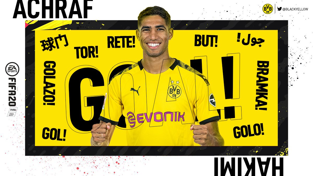 BlackYellow's tweet image. 77 | THE SCENES...THIS IS FOOTBALL!!

HAKIMI, THAT&apos;S THE ONE!!

#BVBInter 3-2