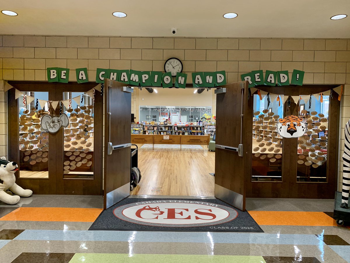 AmyPrickett's tweet photo. Over 150 students completed our Be A Champion and Read reading challenge. Great job, Cahaba! #cesreads https://t.co/aVoYbgvpuV