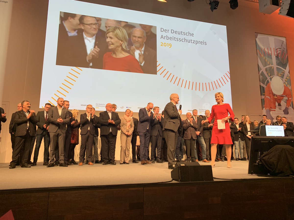 povill's tweet image. Heute für Sicherheit und Gesundheit bei der Arbeit der Deutsche Arbeitsschutzpreis #dasp19