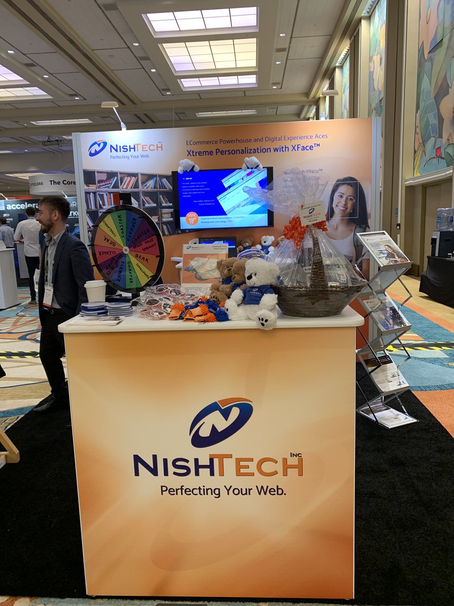Nishtech's tweet photo. Giveaway ==> Hey #SitecoreSYM stop by our #booth203 to learn how you can WIN our @GoPro #goprohero8 giveaway kit! #ntXface #DigitalExperienceAces https://t.co/BWj6q1jy3O