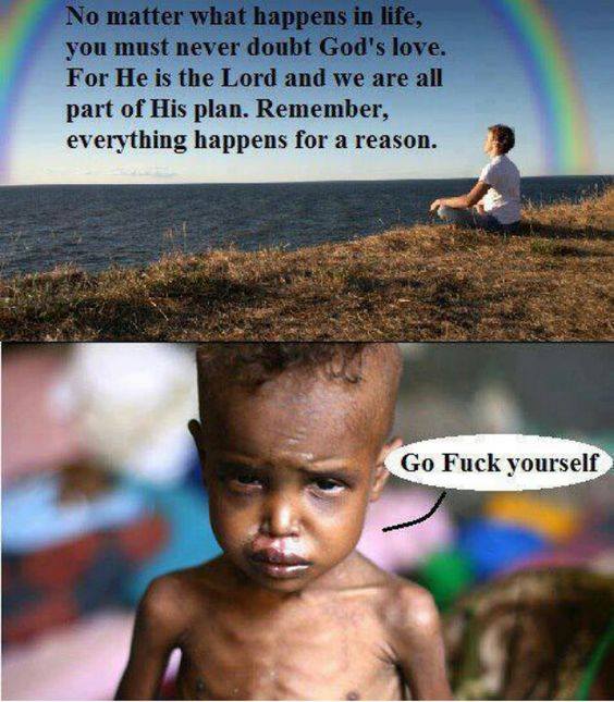 AtheistRepublic's tweet photo. What would you tell to someone who says, "Everything happens for a reason?" https://t.co/Uzj7H2XA5h