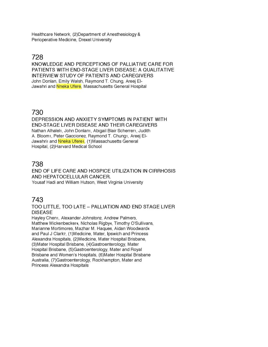 @ruben_hernaez @DrAnneMWalling @NnekaUfereMD @AASLDtweets One place to start is checking out these fantastic abstracts (oral presentations and posters) on #pallcare at AASLD!  With some special folks highlighted! @AASLDtweets #palliativehepatology