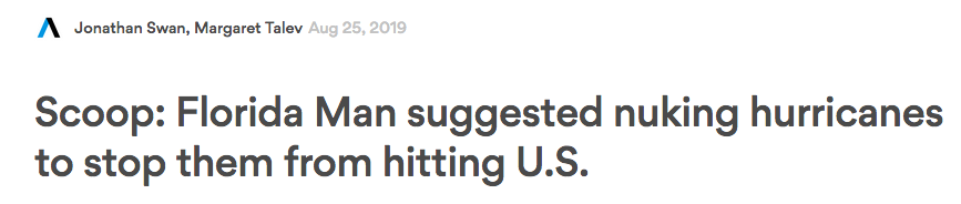 TheDailyShow's tweet image. We made a browser extension that turns "Trump" into "Florida Man" and suddenly the world makes more sense. 

Download here: MakeTrumpFloridaMan.com