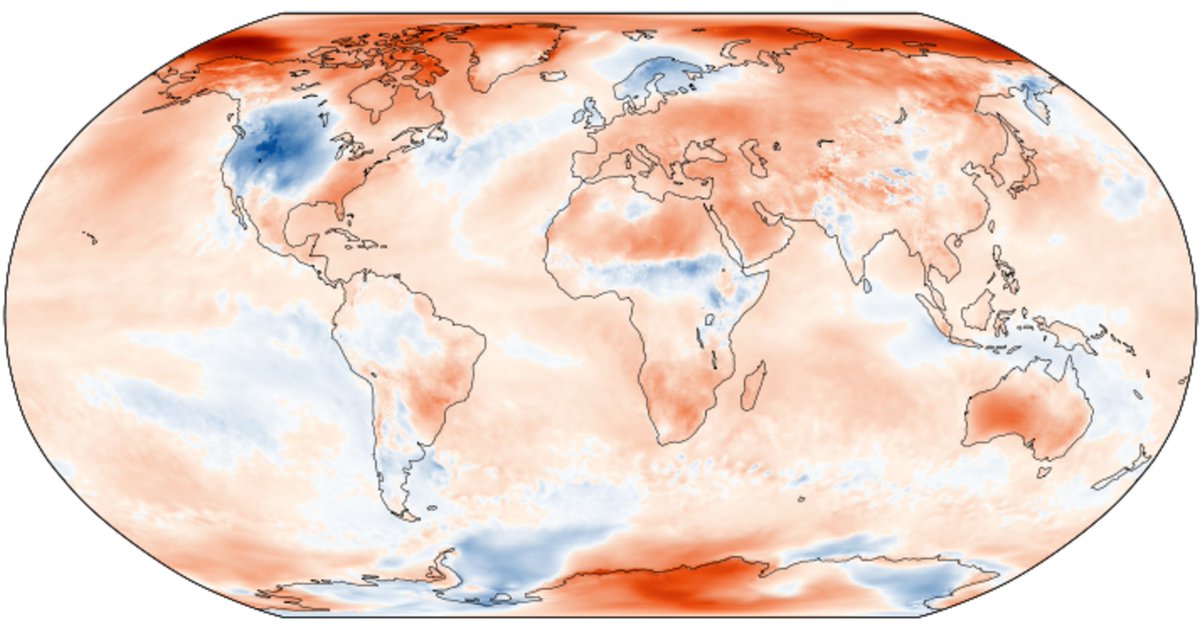 Earth just set another monthly temperature record, this time for the hottest October. The past 12 months have been ~1.2C above pre-industrial levels, "perilously" close to sailing past one of the Paris Agreement's targets. washingtonpost.com/weather/2019/1…