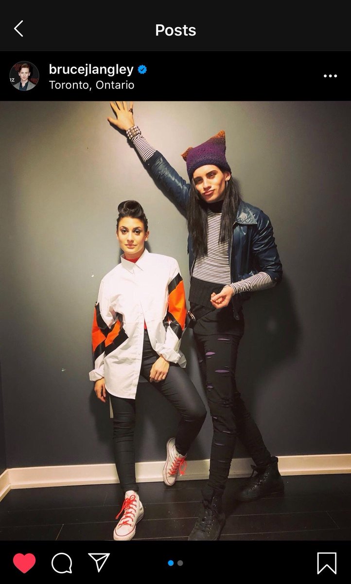 MrRickyWhittle's tweet image. Errrrm @BruceJLangley and #ashleyreyes killing the cosplay game #AmericanGods #techboy #cordelia #season3 #bts