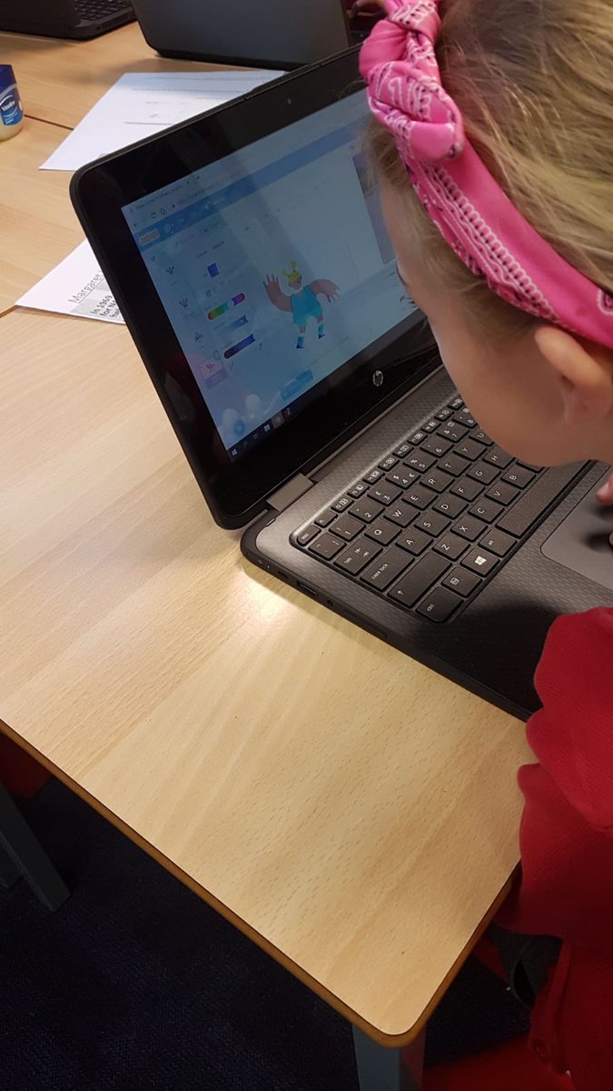 LadybankPS's tweet photo. Miss Miller was teaching P5/6 how to create their own coding sequences today! #digitallearning #tocodingandbeyond https://t.co/T7wsYPV6sI