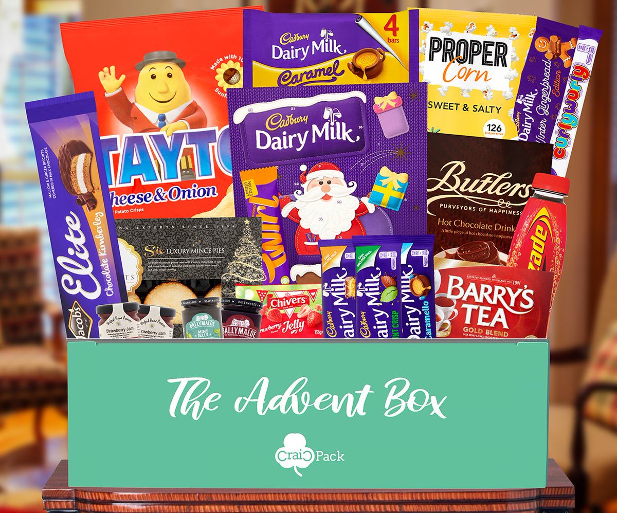 craicpack_ie's tweet photo. Christmas CraicPacks are now available. Choose from The Advent Box or the Irish Christmas Box (or both)! Every Advent Box includes a Cadbury Advent Calendar and every Irish Christmas Box includes our Merry Craic-mas Christmas card!
#hohoho #NollaigShona #MerryChristmas https://t.co/MDKG7YiEmg