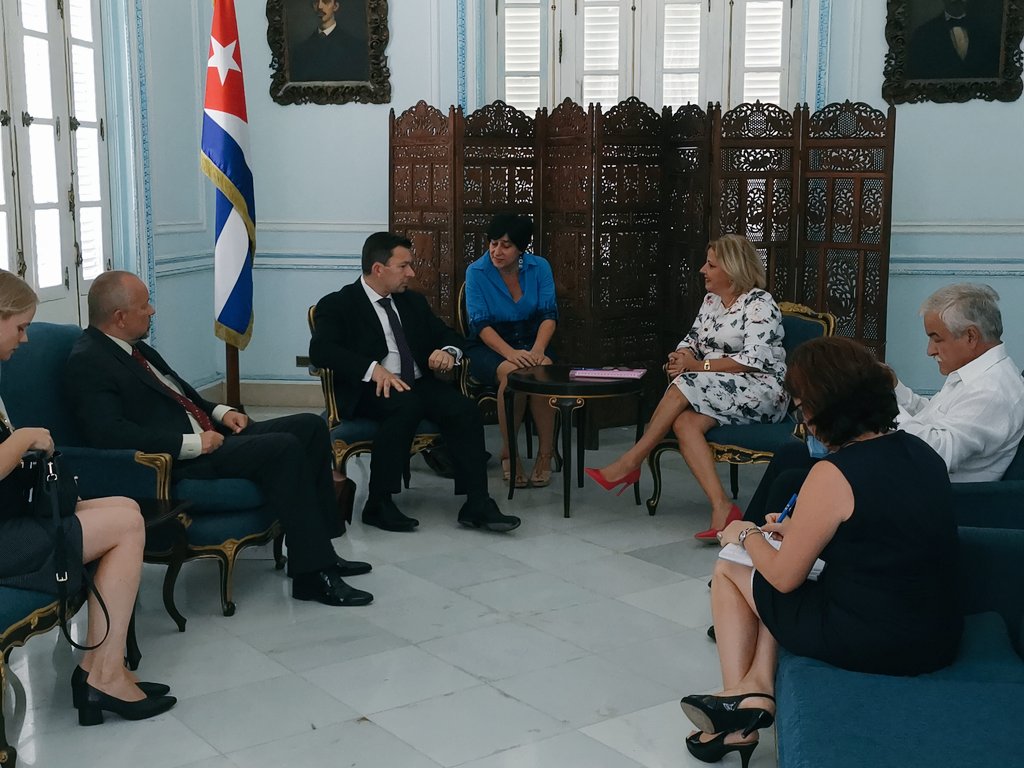 Cuban Deputy Minister receives Czech Secretary of State 