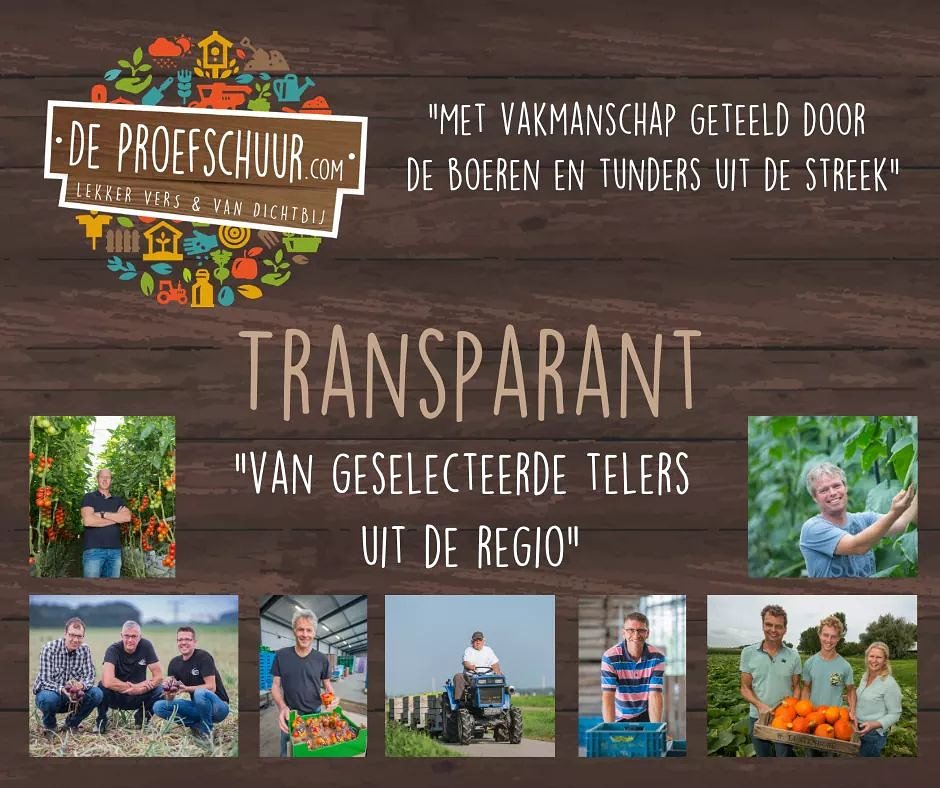 🍐🍆🥔🥬🍎🥒🍅🥦
Hoe mooi is het om te weten waar jouw eten is gegroeid? Bij welke teler stond het op het land of in de kas? De (h)eerlijke producten van De Proefschuur zijn met vakmanschap geteeld door de boeren en tuinders uit de streek.🇾🇪
 #transparant