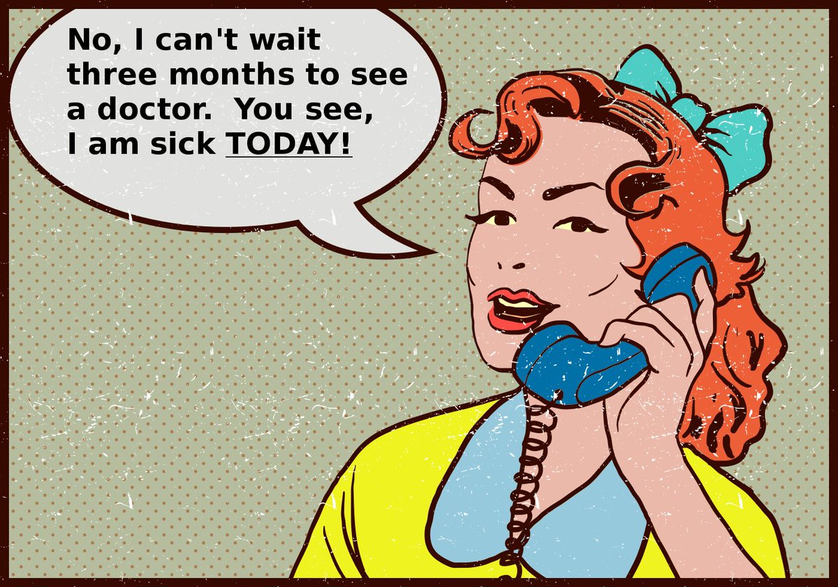 You ever call to get a dr's appointment only to be told the next opening is in three months?  AAAAGHHH!!  At NewCare MD we provide same-day or next-day appointments with little to no time waiting for your physician.  It's healthcare as it should be. Got to love #directprimarycare