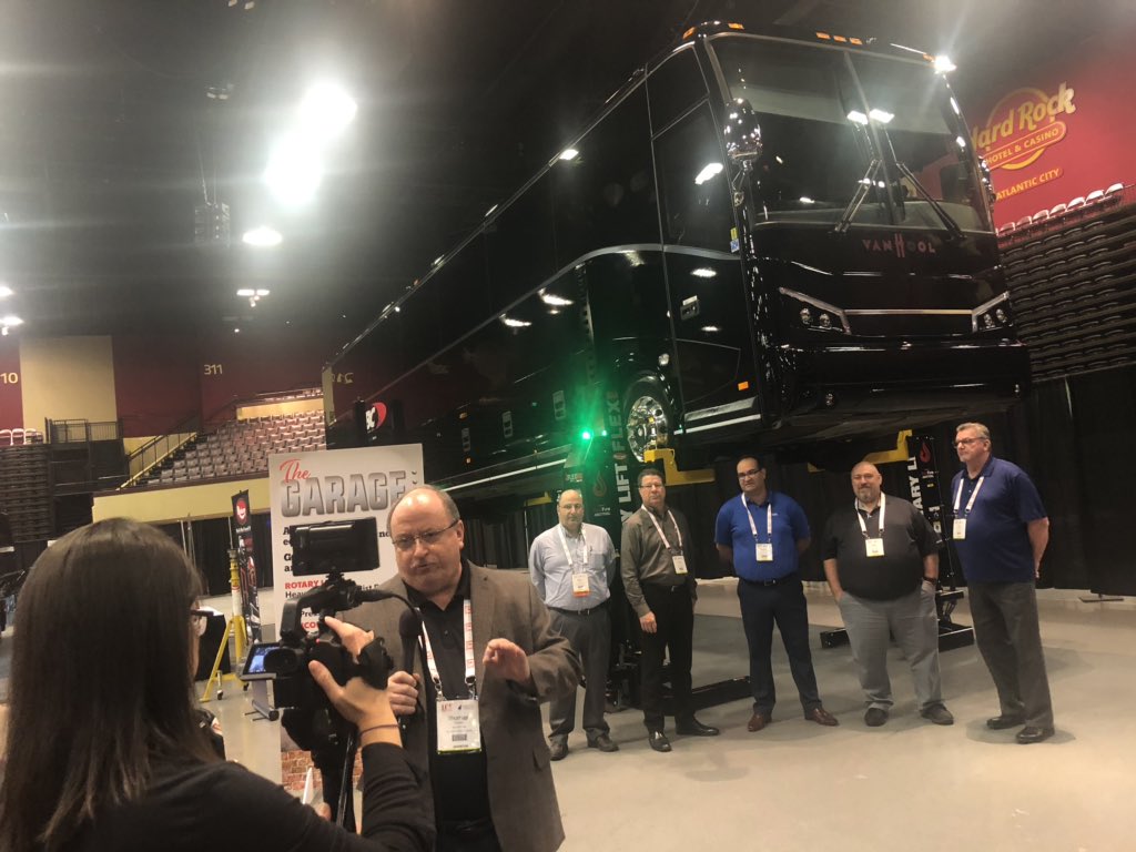 With Bus Advisors’ Tom Holden as he shares some insights at the #LCTEast Garage... this is just SNEAK PEEK of what is to come at the full size Garage and competition at #LCTShow in Vegas, Feb 2020 @LCTMag