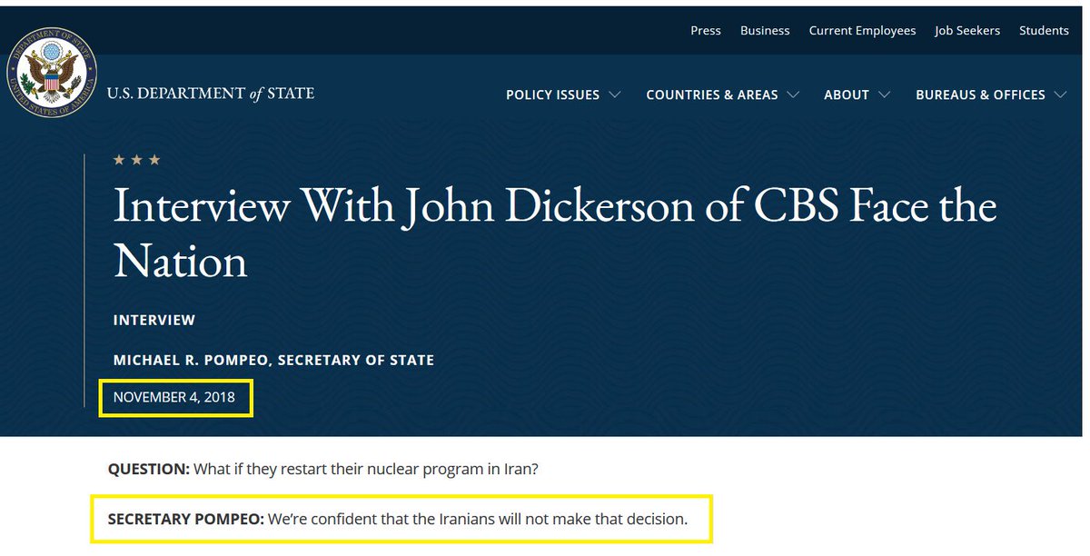Javad Zarif (@jzarif) on Twitter photo Our response to US #EconomicTerrorism & blackmail is opposite of what <a href="/realDonaldTrump/">Donald J. Trump</a> was led to believe.
Our 4th step to suspend a #JCPOA provision is foreseen in Para 36 as remedy to US+E3 violations.
Easy solution for E3/EU: Abide by your obligations & we'll reverse course. Our response to US #EconomicTerrorism & blackmail is opposite of what <a href="/realDonaldTrump/">Donald J. Trump</a> was led to believe.
Our 4th step to suspend a #JCPOA provision is foreseen in Para 36 as remedy to US+E3 violations.
Easy solution for E3/EU: Abide by your obligations & we'll reverse course.