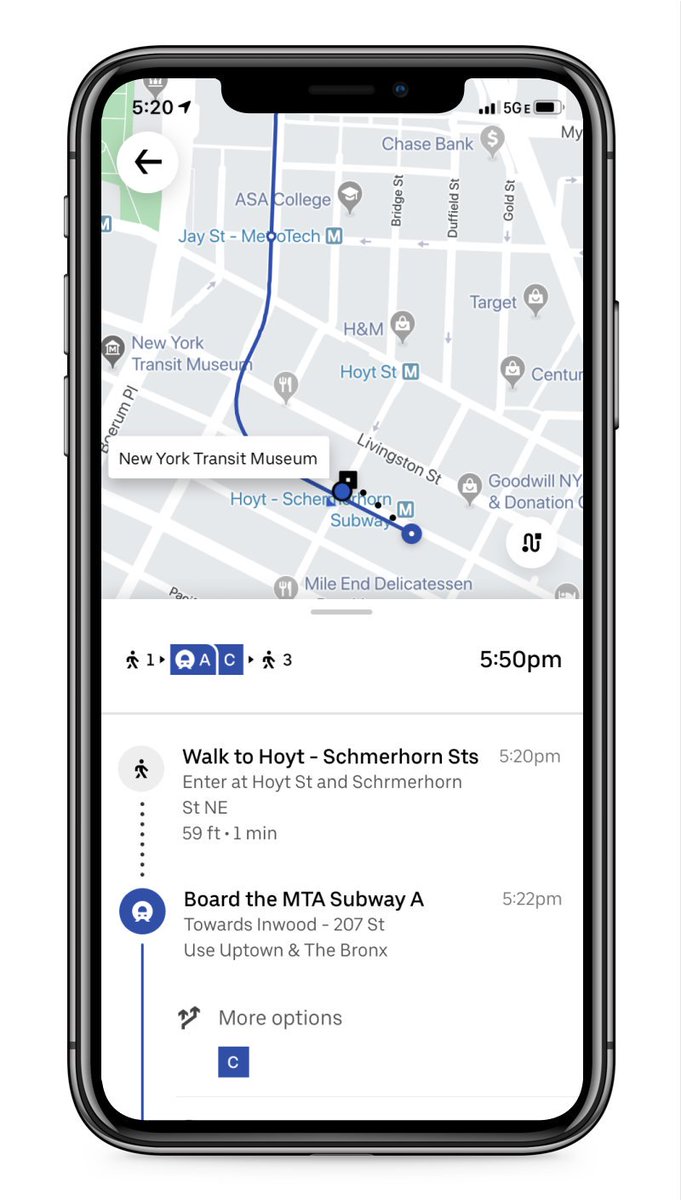 Uber's tweet photo. Starting today Uber Transit is now live in:
🔘New York
🔘São Paulo
🔘Washington D.C. https://t.co/DM8MjtrQro