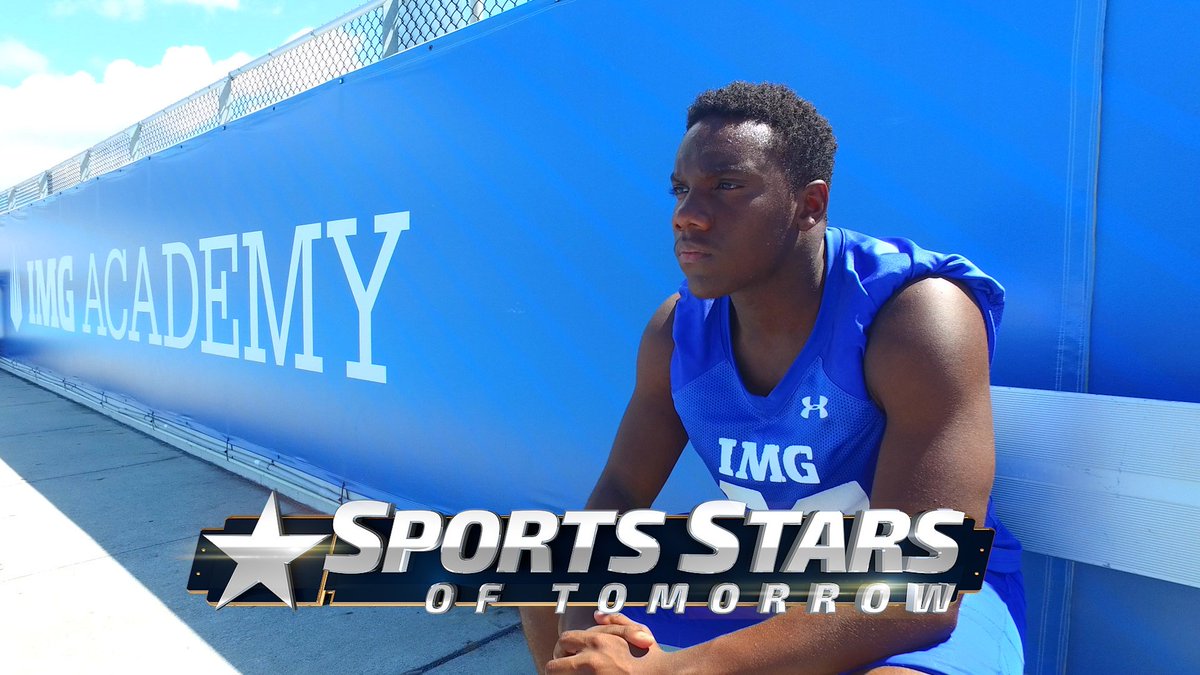 SportsStarsTV's tweet photo. Fans in Tampa, catch this week's episode for our story with @IMGAFootball running back @Chandlermcgrudr 
📅 Sunday, November 10
⌚️ 10:00 a.m.
📺 @FOX13News 
#SSoT @IMGAcademy https://t.co/AqQKBGlsp5