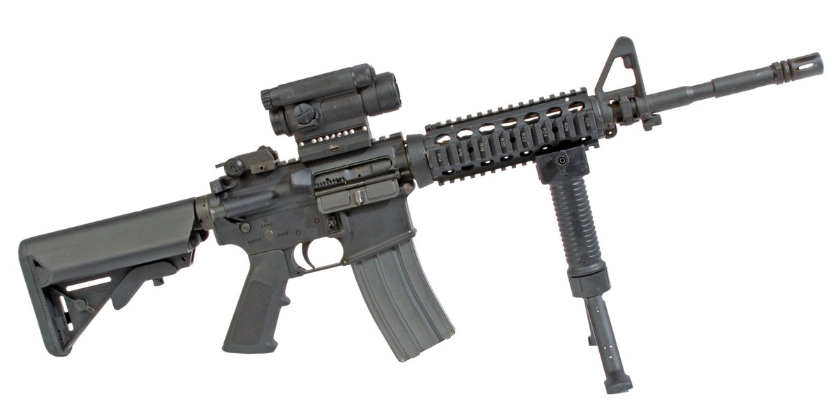 Finally, the Colt M4A1 is used by the US Army. Refined over many years of use it is the most widely used AR after the AK47. The C7 and C8 are versions of it manufactured by Colt Canada (previously Diemarco) If NGSW fails, then the US Army is likely to develop an A2. (13/15)