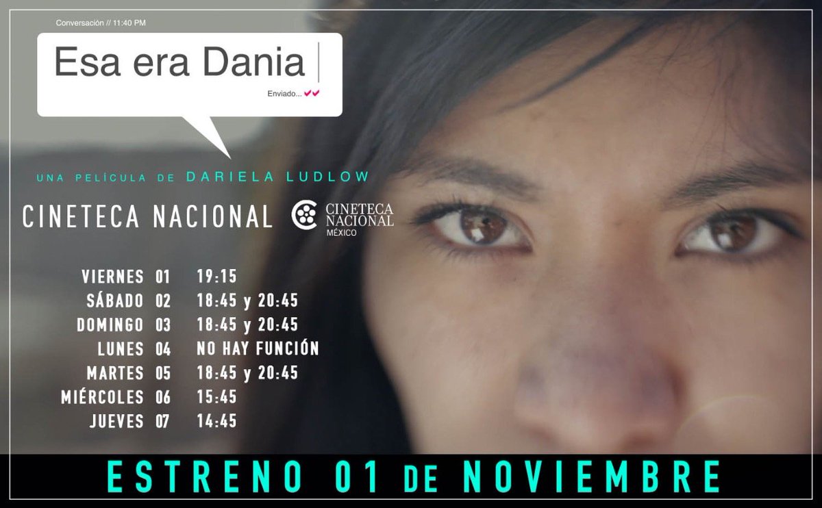 delfindeacero's tweet photo. @SectorCine @CaboFilmFest #NocheDeFuego, está fotografiada por @DariLudlow, quien está estrenando #EsaEraDania que exhibe en @CinetecaMexico y en la @CasadelCineMx 

El testimonio de una madre soltera adolescente que debe truncar sus estudios, resolver su vida y enfrentarse a las difíciles circunstancias. https://t.co/ys6ChdTZiQ