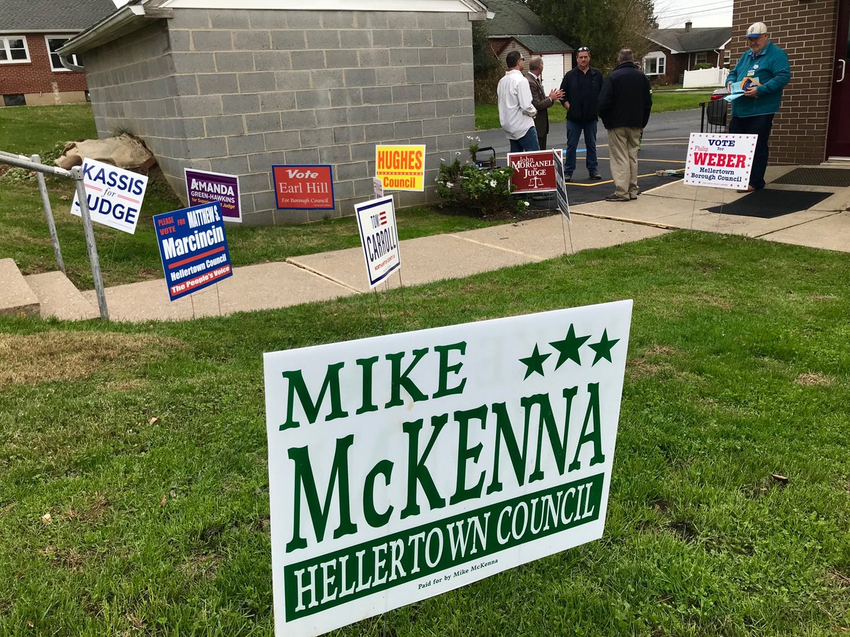 Lower Saucon United Church of Christ 3rd Avenue ⁦⁩ #lvelection 
#ElectionDay #Election2019 ⁦⁦<a href="/mcall/">The Morning Call</a>⁩