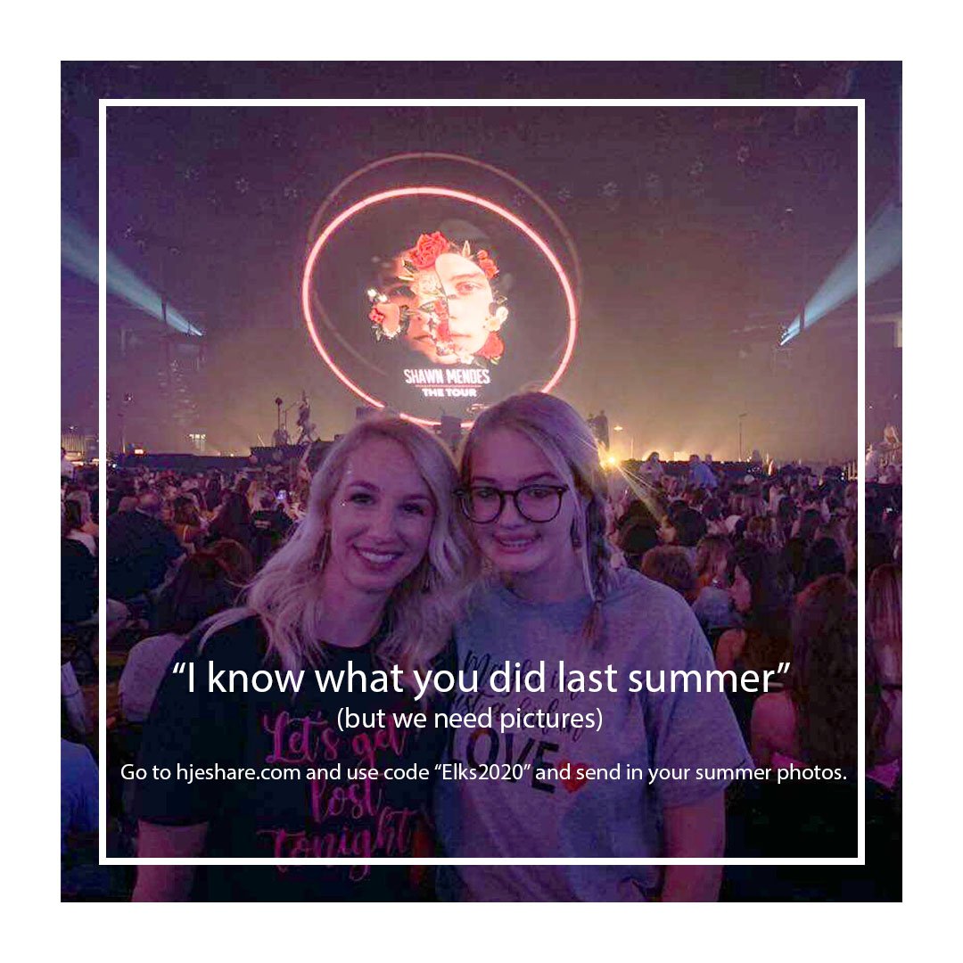 Help out the yearbook staff by sending in your summer pictures for the summer page! Go to hjeshare.com and use code "Elks2020"
#summer #yearbook #weareconnected #elks