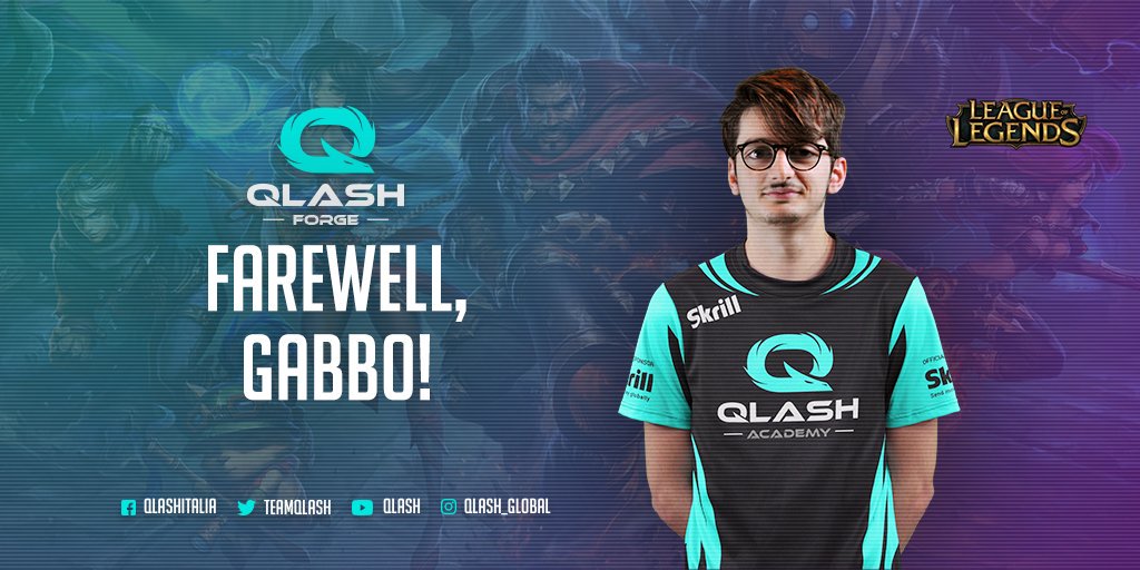 Farewell &amp; gl to <a href="/lol_gabbo/">Gabriel "Gabbo" Olivieri</a> who is leaving our #LeagueOfLegends team!