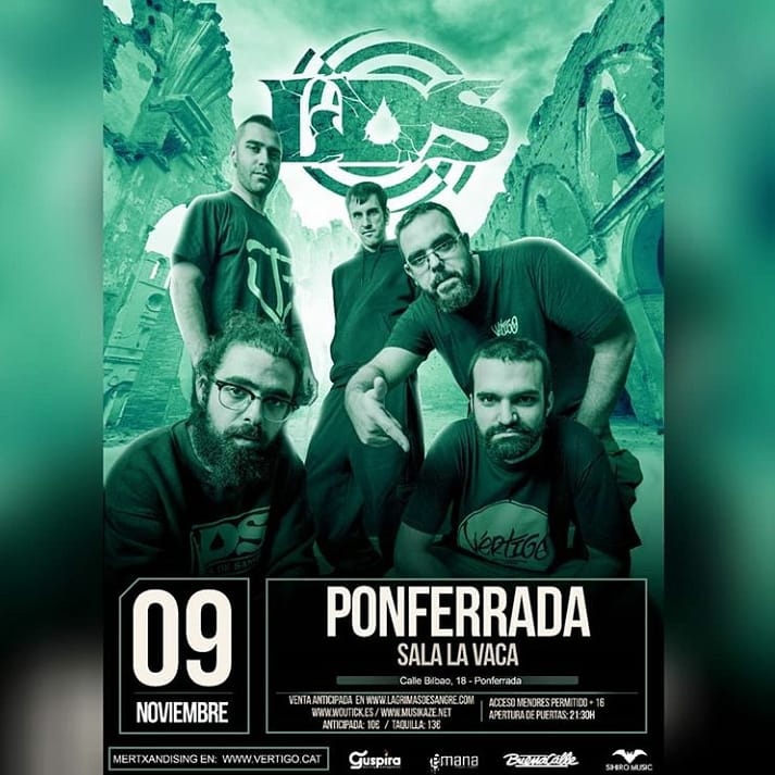 Este viernes tenemos a Lágrimas de sangre en la <a href="/SalaCapitol/">Sala Capitol</a> (Santiago), y el sábado en <a href="/salalavaca/">sala la vaca</a> (Ponferrada)

🎟️ Entradas en <a href="/woutick/">woutick!</a>, ¡Corre que vuelan! 😜