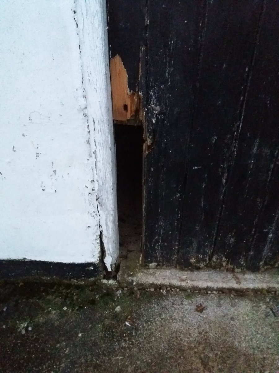 Yet another break in for the club strimmers stolen along with petrol and even knicked the tea tables