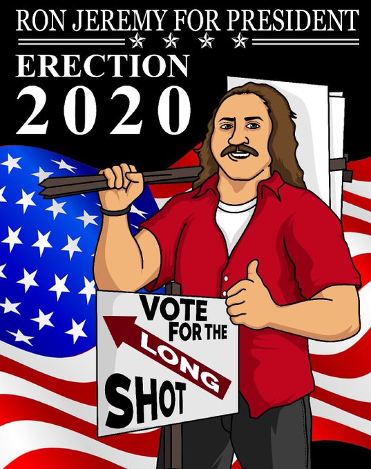 It&rsquo;s #ElectionDay first round.  Put me on the ballot! Forget everyone else. You are going to get screwed<a href="/tag/electionday"class="tags">#ElectionDay</a><a href="/tag/america"class="tags"><span>#america</span></a><a href="/tag/vote"class="tags"><span>#vote</span></a><a href="/tag/ronjeremyforpresident"class="tags"><span>#ronjeremyforpresident</span></a><a href="/tag/ronjer"class="tags"><span>#ronjer</span></a>