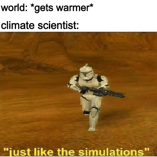 So thankful we have politicians who see through the lies of the scientists #ClimateElection #ClimateEmergency #ClimateMemes #ClimateChange #ClimateAction #PrequelMemes 

bbc.co.uk/news/science-e…