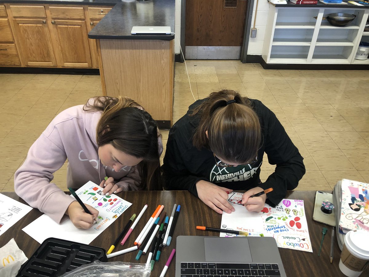 sadieclorinda's tweet image. Couldn’t have picked a better way to spend my birthday! Worked with @Mehlville_HS and @OHS_Tigers FACS teachers this morning. Used sketchnoting to create awesome #sketchipes, and talked about ways for students to share their work via @Flipgrid 
Such a fun group!!