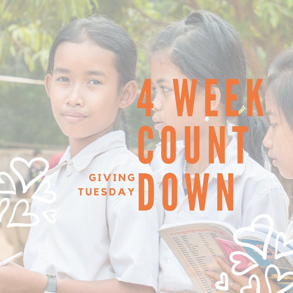 StayingBothered's tweet image. Just 4 weeks 'til Giving Tuesday! Find your passion. Commit to action. Change the world. What bothers you? #stayingbothered @caring4cambodia