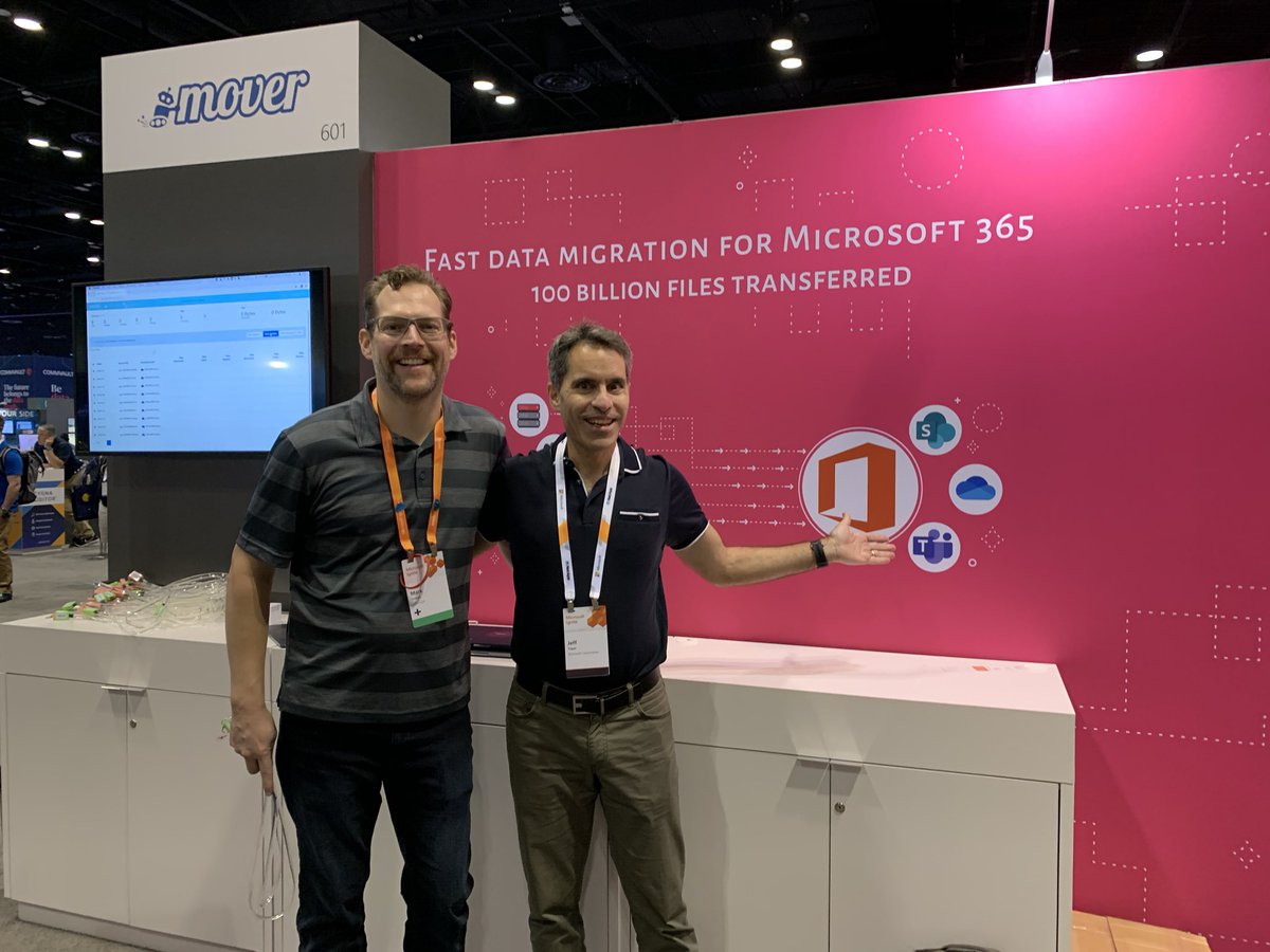 Move to Microsoft 365 from Box, Dropbox, Google with our new colleagues from <a href="/Mover_io/">Mover</a> #MSIgnite #OneDrive #SharePoint #MicrosoftTeams