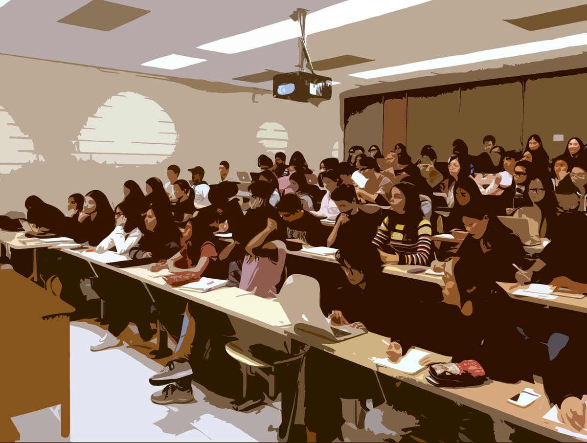 We had a full house at the first lecture of the year with Dr. Bill Ju (<a href="/NeuroscienceUT/">Bill J</a>)! Dr. Ju answered some great questions from the future neuroscientists in attendance. See you all next week for Lecture 2: Neuroanatomy! #neuroscience #outreach #Neurosci101