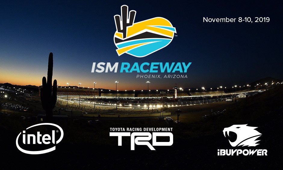 iBUYPOWER's tweet image. Racing your way to @ISMRaceway this weekend? Be sure to catch us at the @ToyotaRacing booth with @IntelGaming and test out your racing skills on our simulators from @gtrsimulator in front of a 55' TVs from @SceptreDisplay.