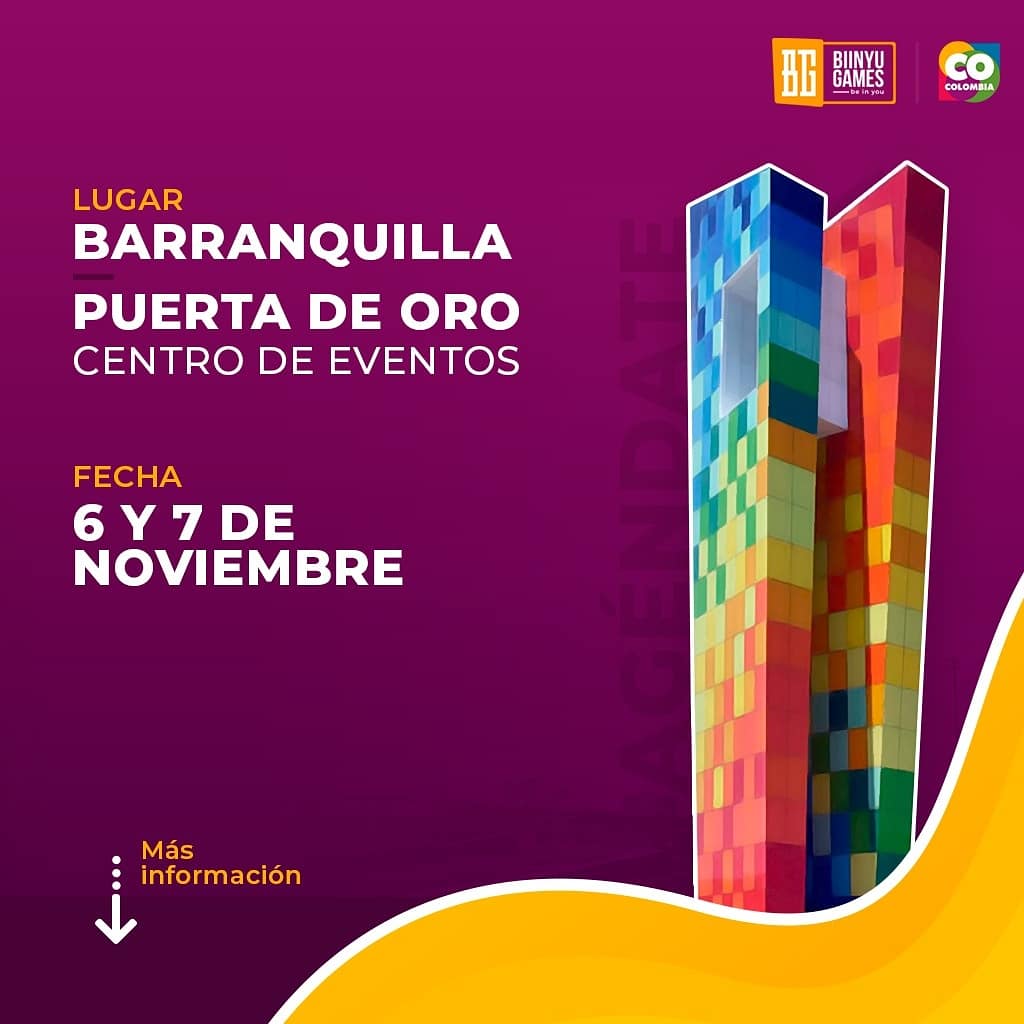 Biinyu (@biinyu) on Twitter photo Tenemos el placer de invitarlos a Colombia 4.0, una de las conversaciones más importantes de contenidos digitales tendrá lugar esta vez en la ciudad de Barranquilla.
Si eres desarrollador o animador, productor de contenidos digital seguro este evento te encantará.
<a href="/Col4punto0/">Colombia 4.0</a> Tenemos el placer de invitarlos a Colombia 4.0, una de las conversaciones más importantes de contenidos digitales tendrá lugar esta vez en la ciudad de Barranquilla.
Si eres desarrollador o animador, productor de contenidos digital seguro este evento te encantará.
<a href="/Col4punto0/">Colombia 4.0</a>
