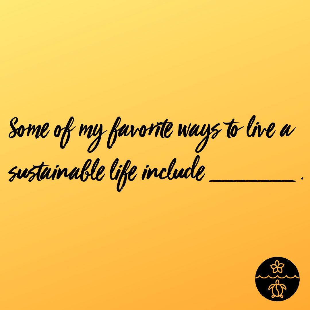 What are some ways you live a more sustainable life? #community #sustainableliving #sustainability