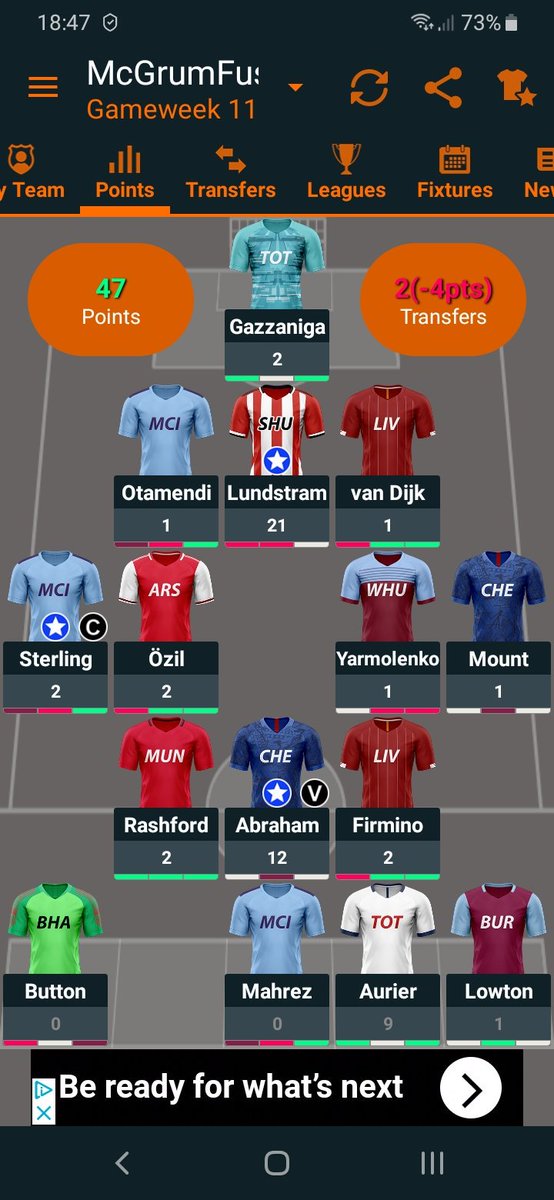 McGrumFus's tweet photo. #FPL #FPLCommunity Recap #GW11
47 pts (-4)  # 563
🌍 1.749.509 ⬇️🥵 (1.127.049)
Sinking...sinking by a powerful octopus 🥶🤪
Need a submarine 🤣🤣 https://t.co/7be053kmrH