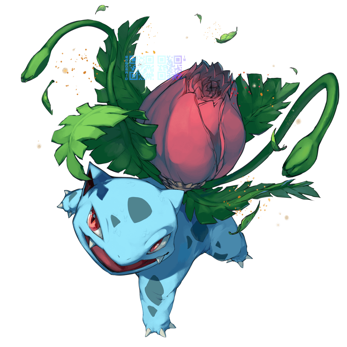 _robomaid's tweet photo. Full render commission ❧ the Pokemon Ivysaur https://t.co/s1baHJ7ZsW