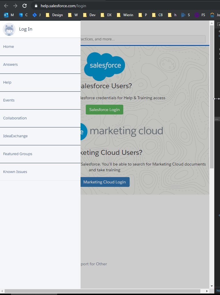 brysonf's tweet photo. .@salesforce
 Slds is terrible. Broken on your own websites. Vote of no confidence. Look at that horizontal scrollbar... https://t.co/ueaIE2iVv1
