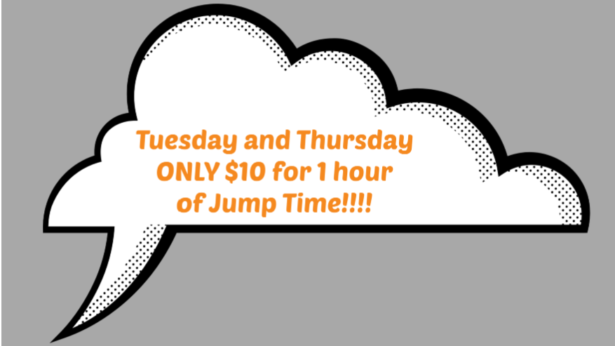 elevate_ftsmith's tweet image. Jump on over to Elevate for 1 hour of Jump time for only $10! - mailchi.mp/db350e1c68ec/j…