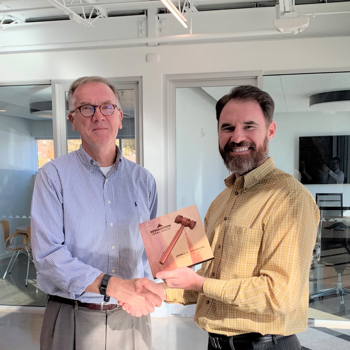 ResolutionLegal's tweet image. Congratulations to Jim Johnson, who was recently made an RLG Principle. Thanks for contributing seven great years of A+ work to the firm!