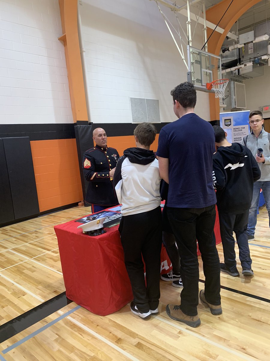 AVID 9 students had fun learning about different career paths today at the career fair!  #WeRCLC #ThisIsAVID #LIMITLESS <a href="/CLCAVID/">Crystal Lake Central AVID</a>