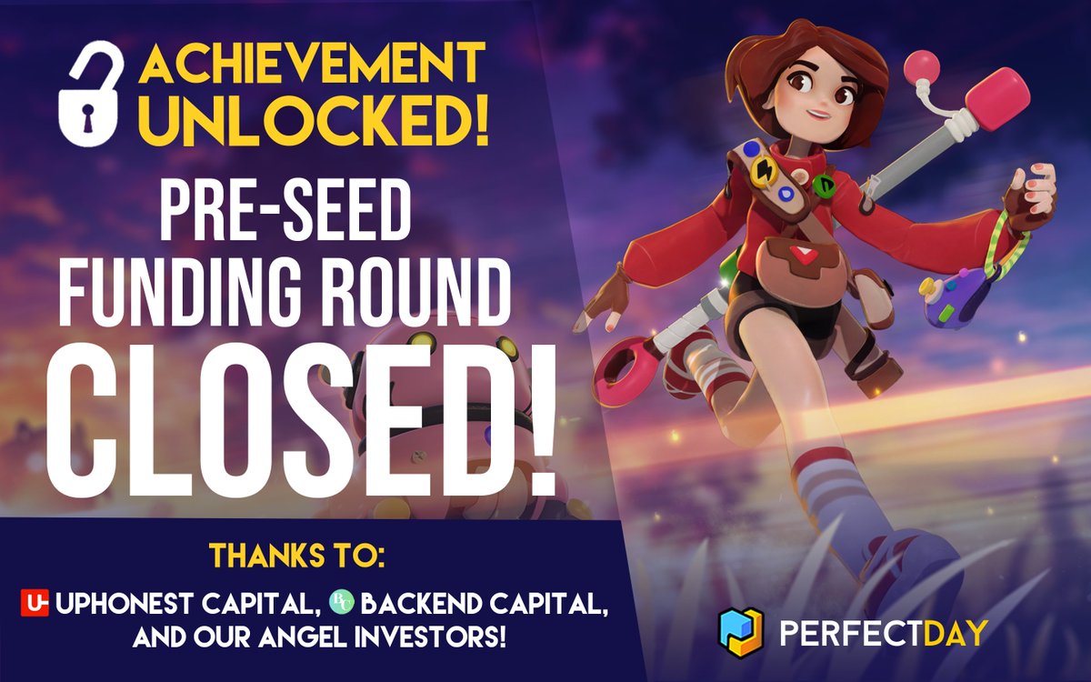 Achievement Unlocked! 

Thanks to <a href="/UpHonestCapital/">UpHonest Capital</a>, <a href="/BackendCapital/">Backend Capital</a>, and our Angel Investors ❤️