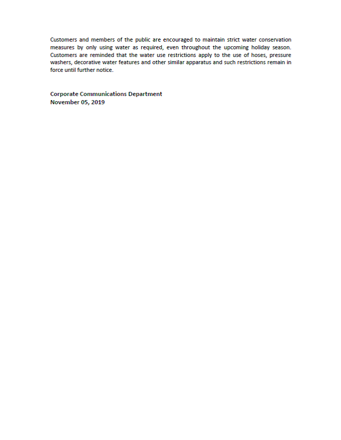 wasatnt's tweet photo. #wasapress Reservoir Levels Low - Water Use Restrictions Remain @tv6tnt @CNC3TV @tttliveonline @LoopNewsTT @RIC_TT @MPU_TT https://t.co/jh5LnkeWRU