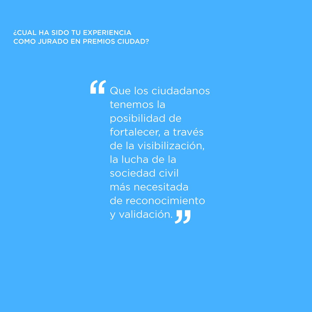 Te presentamos al jurado oficial de #PremiosCiudad. #VaPorLaCiudad / @ilanasod