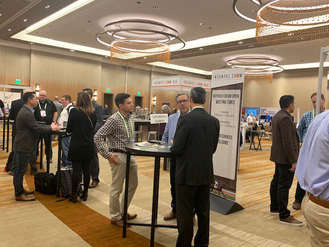 INCOMPAS's tweet image. #INCOMPAS19 attendees keep buyers busy in speed meetings during the first day of the Buyers Forum in the Expo Hall.