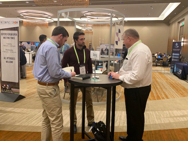 INCOMPAS's tweet image. #INCOMPAS19 attendees keep buyers busy in speed meetings during the first day of the Buyers Forum in the Expo Hall.