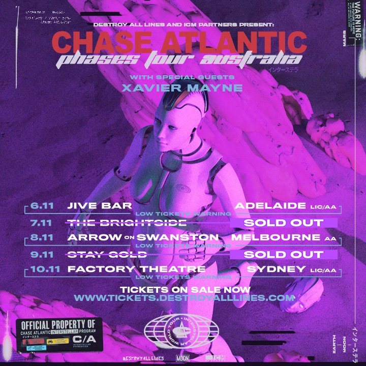 Chase Atlantic - Paradise Lyrics and Tracklist