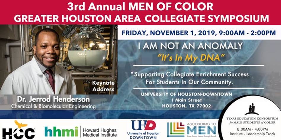 drceceliamartin's tweet photo. I had the pleasure of speaking on a panel at the 3rd Annual Men of Color Collegiate Symposium held at the University of Houston-Downtown. I joined leaders from across the states to focus on supporting male students of color through college and into viable careers! Tyrone Smith https://t.co/M9sa14WrOy